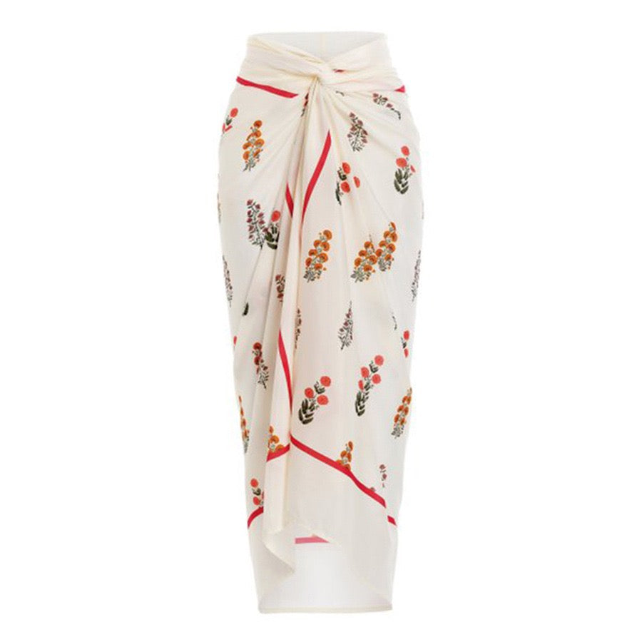 Block Print Monokini with Sarong